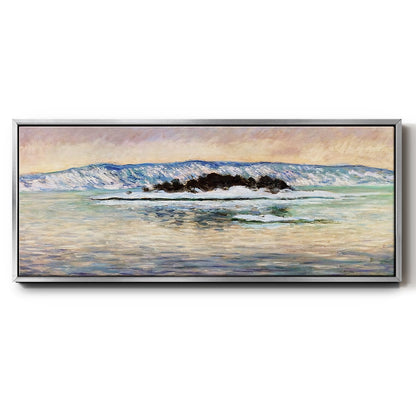 The Fjord, Near Christiania, 1893 - Floater Framed Canvas Print