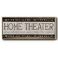 Home Theater - Floater Framed Canvas Print