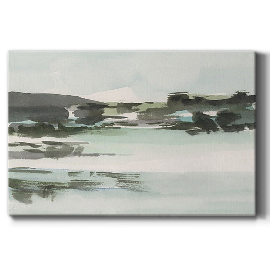 Turquoise Marsh II Premium Gallery Wrapped Canvas - Ready to Hang