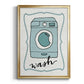 Wash - Modern Framed Canvas Print