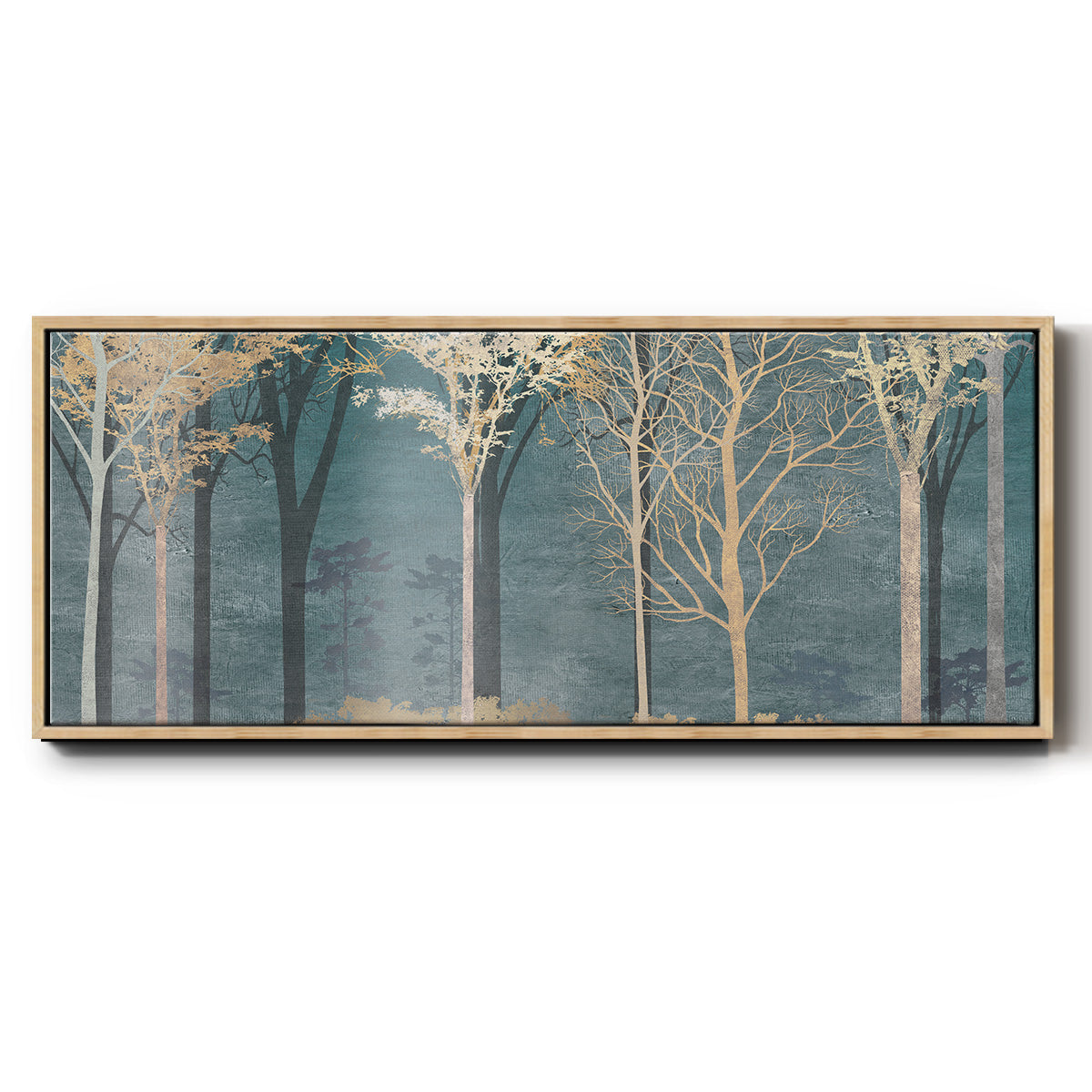 Into the Woods - Floater Framed Canvas Print
