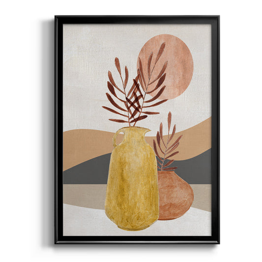 Adobe Moon I - Modern Framed Canvas Print