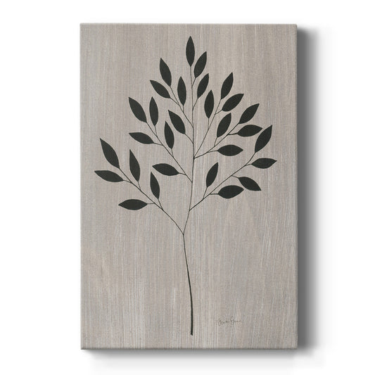 Leaves and Wood I Premium Gallery Wrapped Canvas - Ready to Hang