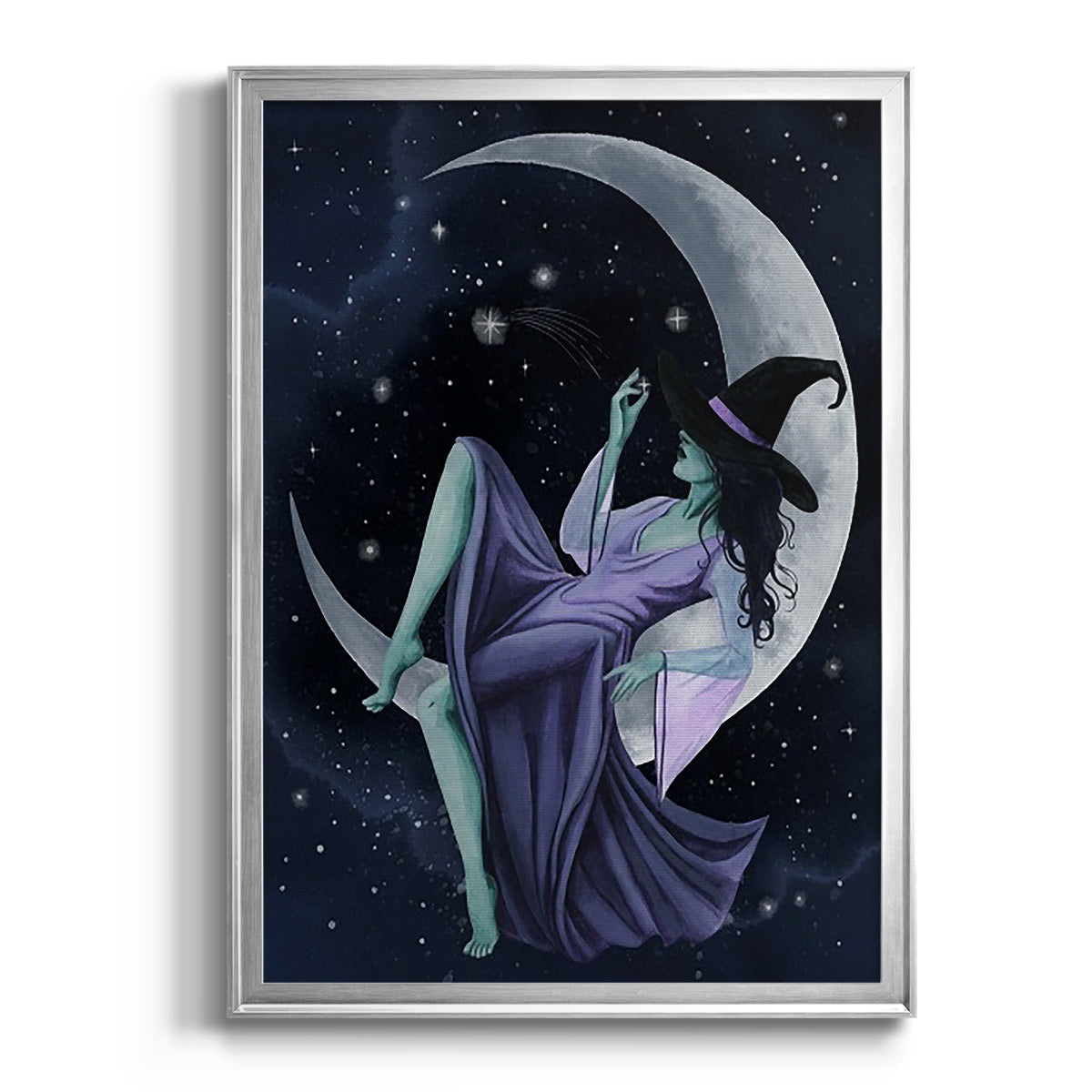 Star Sorceress I - Modern Framed Canvas Print