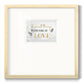 Small Things Gold - Double Matboard Framed Print