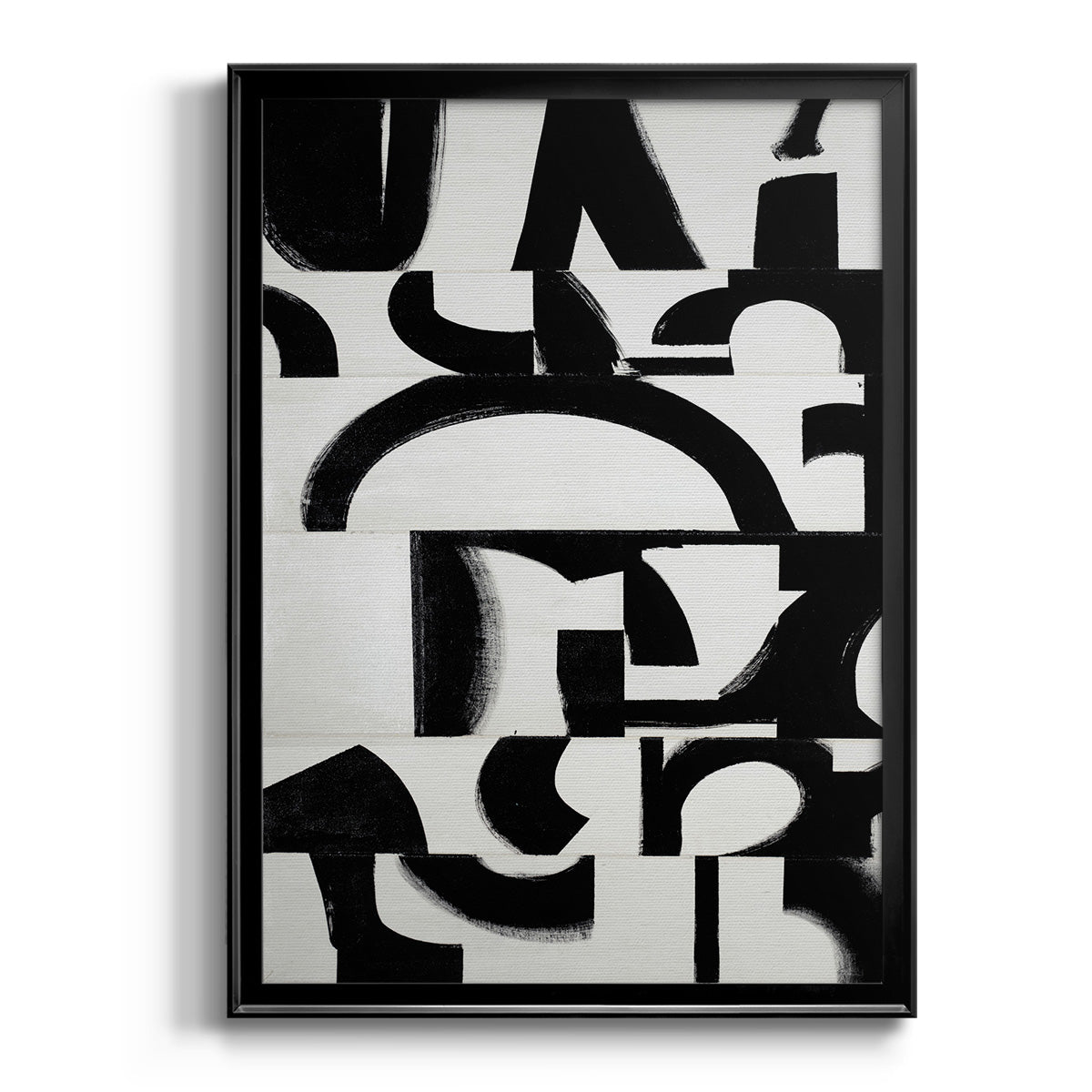 Prosperous Elements V11 - Modern Framed Canvas Print