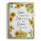 Grace Given Here - Modern Framed Canvas Print