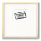 Cassette Sketch Premium Framed Print Double Matboard