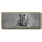 Lioness Love - Floater Framed Canvas Print