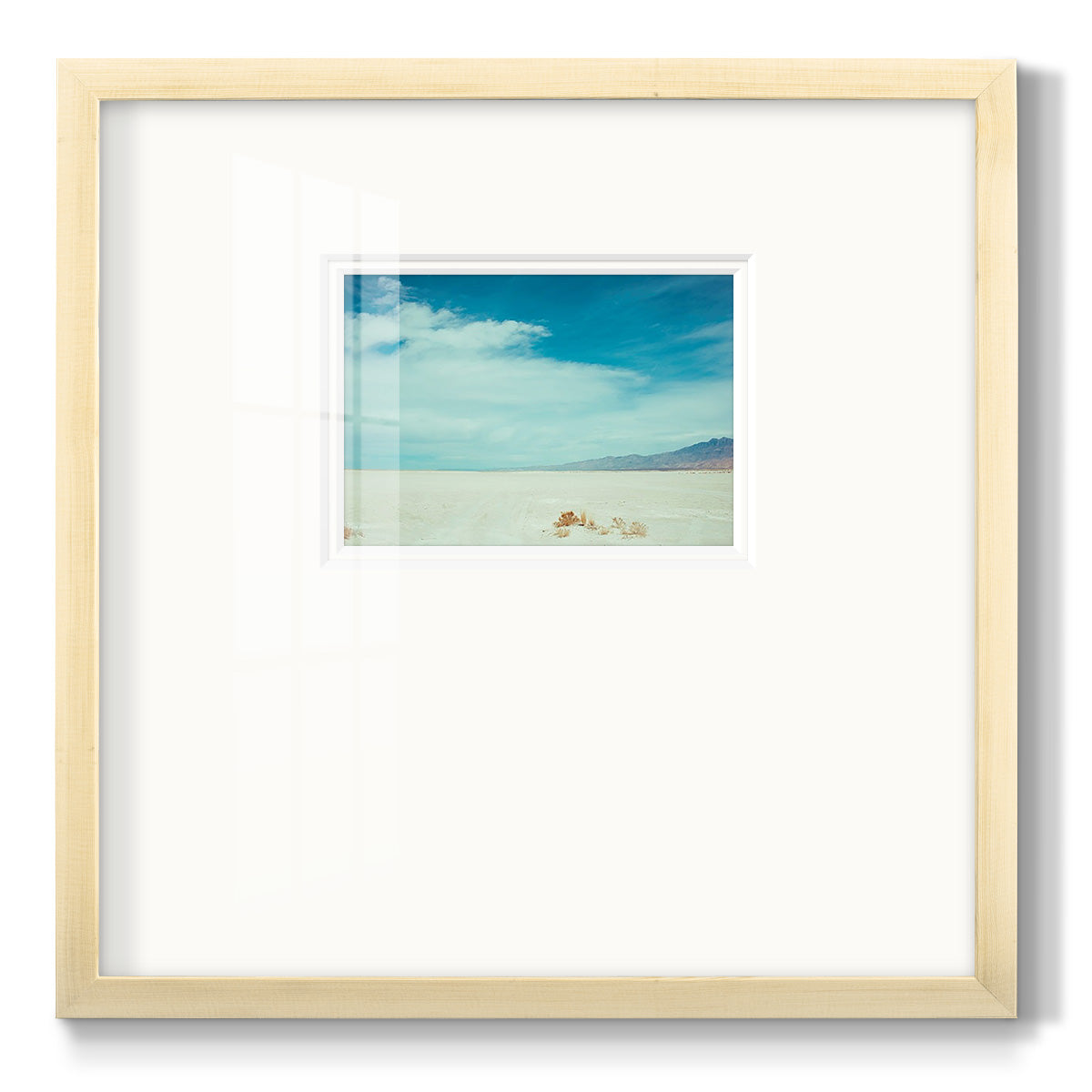 Salt Flat Walk I - Double Matboard Framed Print