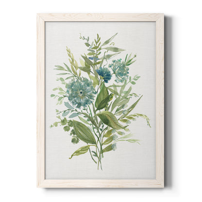 Greenery II - Barnwood Framed Canvas Print