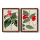 Flora of the Tropics I - Premium Framed Canvas 2 Piece Set - Ready to Hang