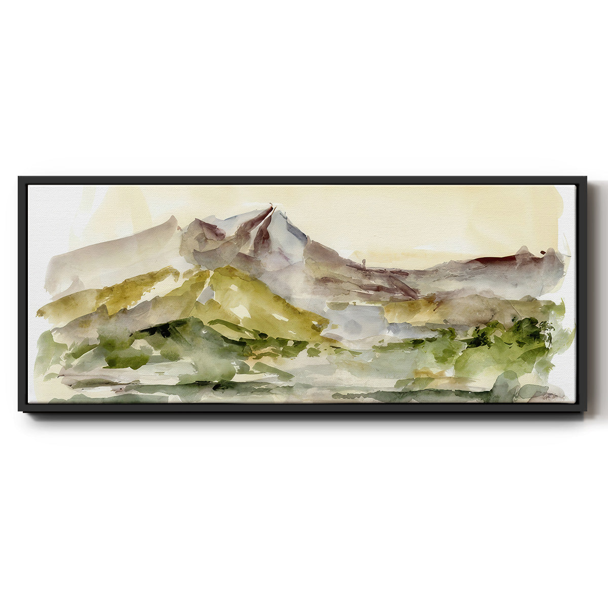 Plum Ridge I - Floater Framed Canvas Print
