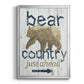 Bear Country - Modern Framed Canvas Print