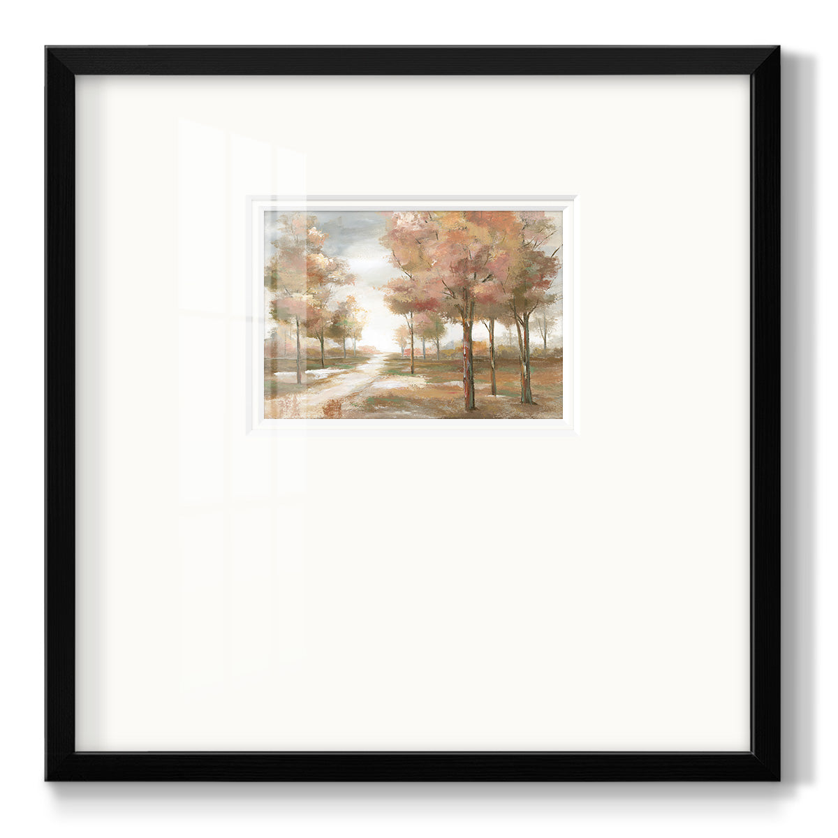 Pastel Park - Double Matboard Framed Print
