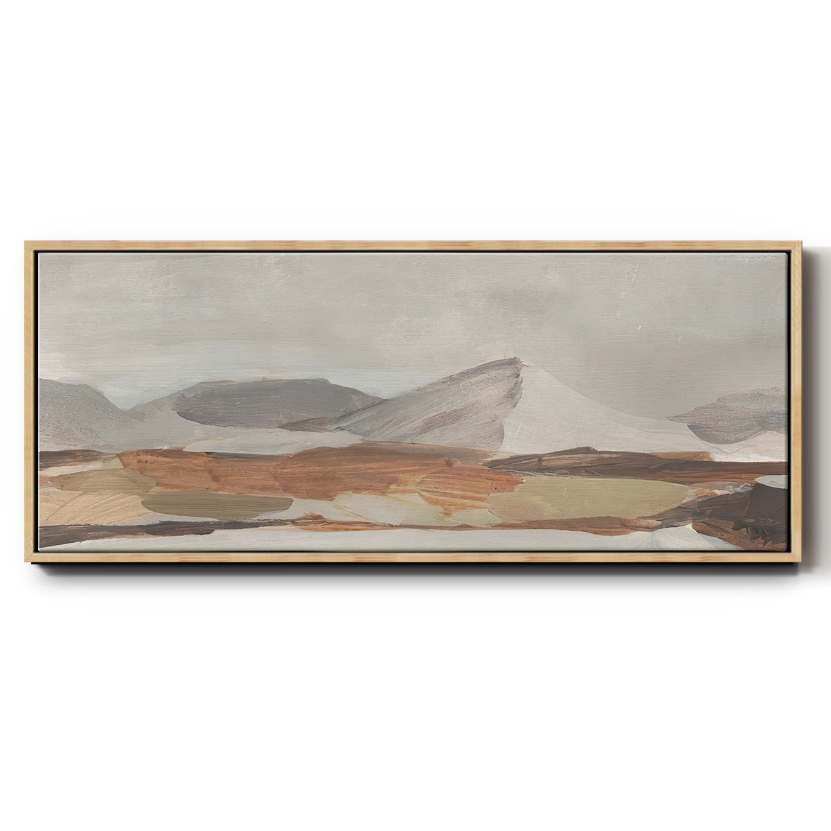 Dusky Mountain II - Floater Framed Canvas Print