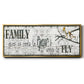 Family Gives Us - Floater Framed Canvas Print