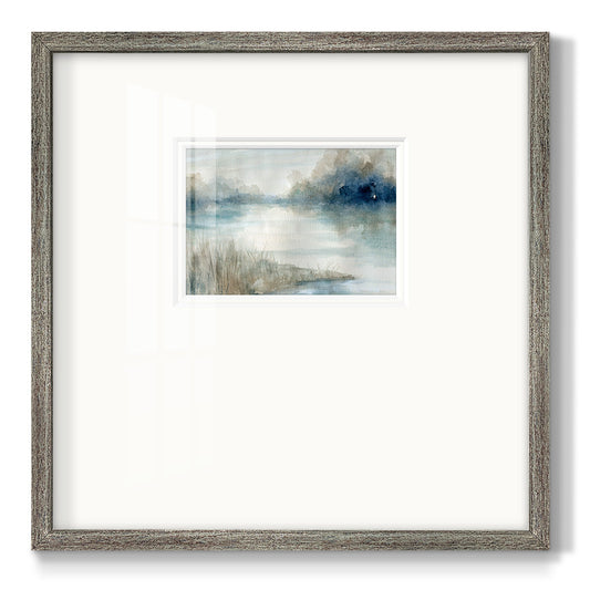 Still Evening Waters - Double Matboard Framed Print