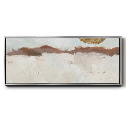 Winter Medallion II - Floater Framed Canvas Print