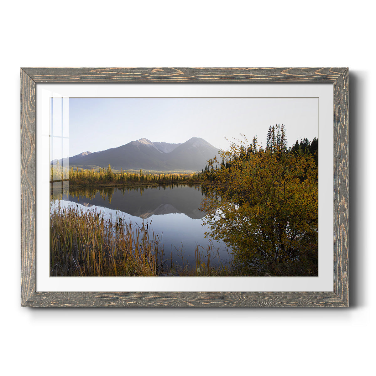 Low Light on Vermillion - Barnwood Framed Art Print