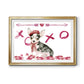 Puppy Valentine Collection A - Modern Framed Art Print