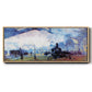 Saint Lazare Station in Paris - Floater Framed Canvas Print