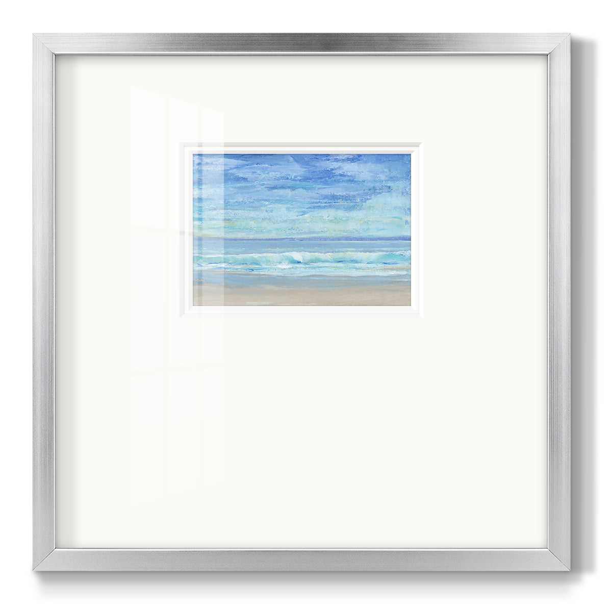 Rolling Surf I - Double Matboard Framed Print