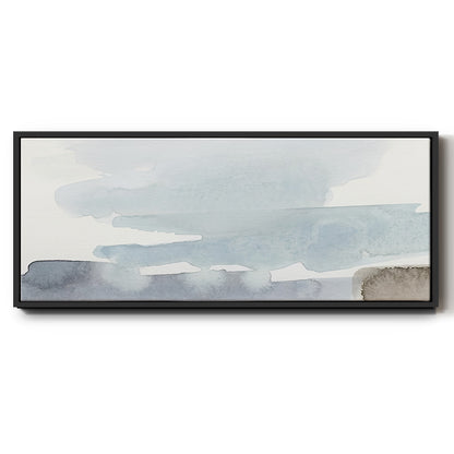 Coastal Tones I - Floater Framed Canvas Print