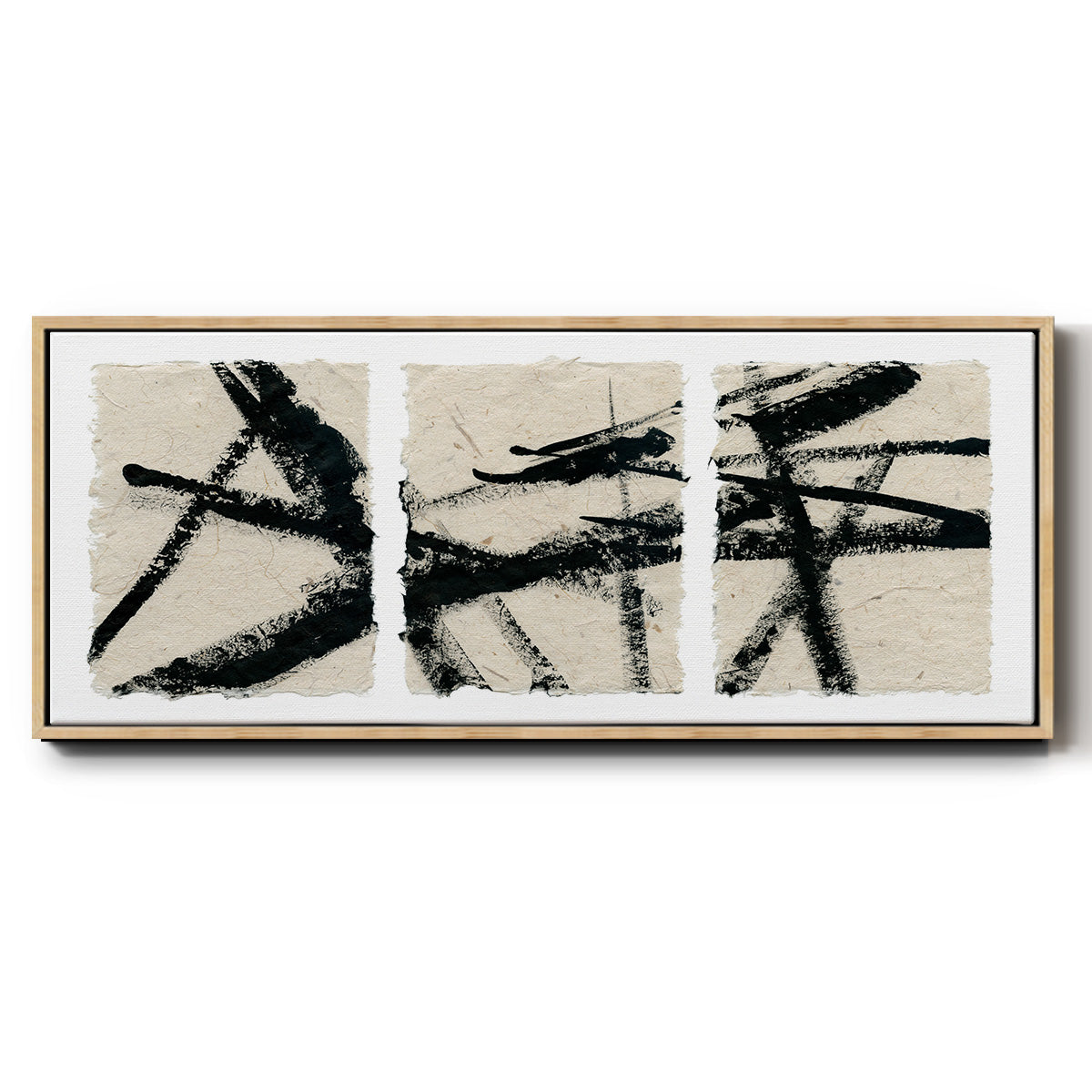 Got Our Lines Crossed - Floater Framed Canvas Print