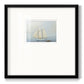 Foggy Sail II Premium Framed Print Double Matboard