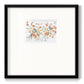Bird Trio - Double Matboard Framed Print