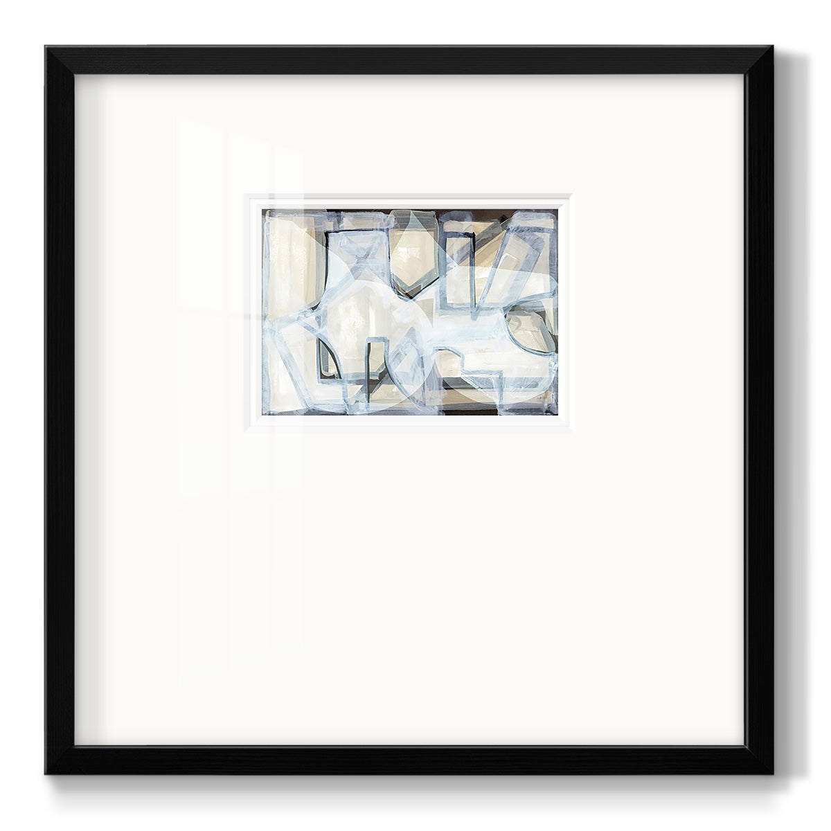 B&W I - Double Matboard Framed Print