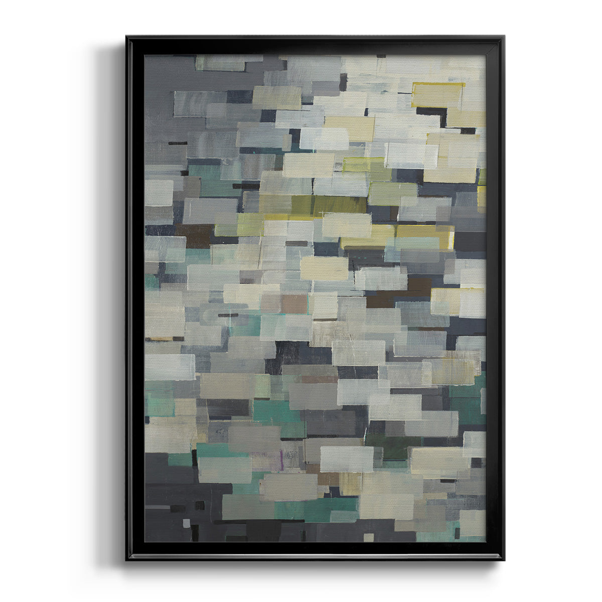 Puzzle Pieces V1 - Modern Framed Canvas Print