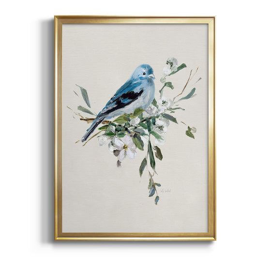 Bluebird Happy I - Modern Framed Canvas Print