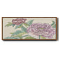 Peony Blooms I - Floater Framed Canvas Print