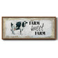 Farm Sweet Farm II - Floater Framed Canvas Print