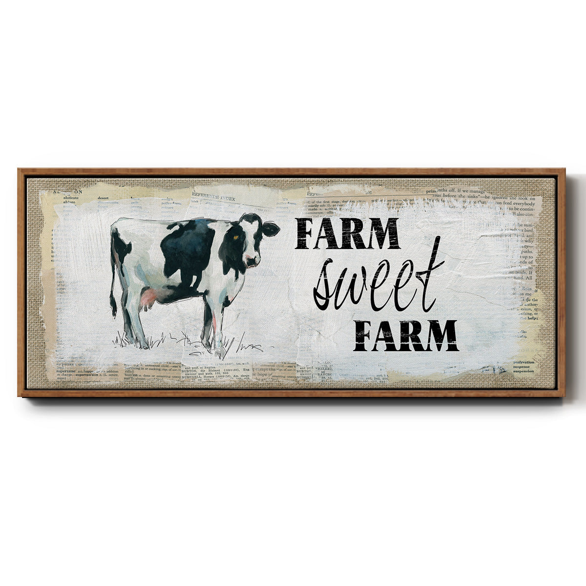 Farm Sweet Farm II - Floater Framed Canvas Print