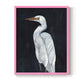 Calm Great Egret I - Restickable Framed Art Print