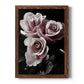 Rose Noir I - Barnwood Framed Canvas Print