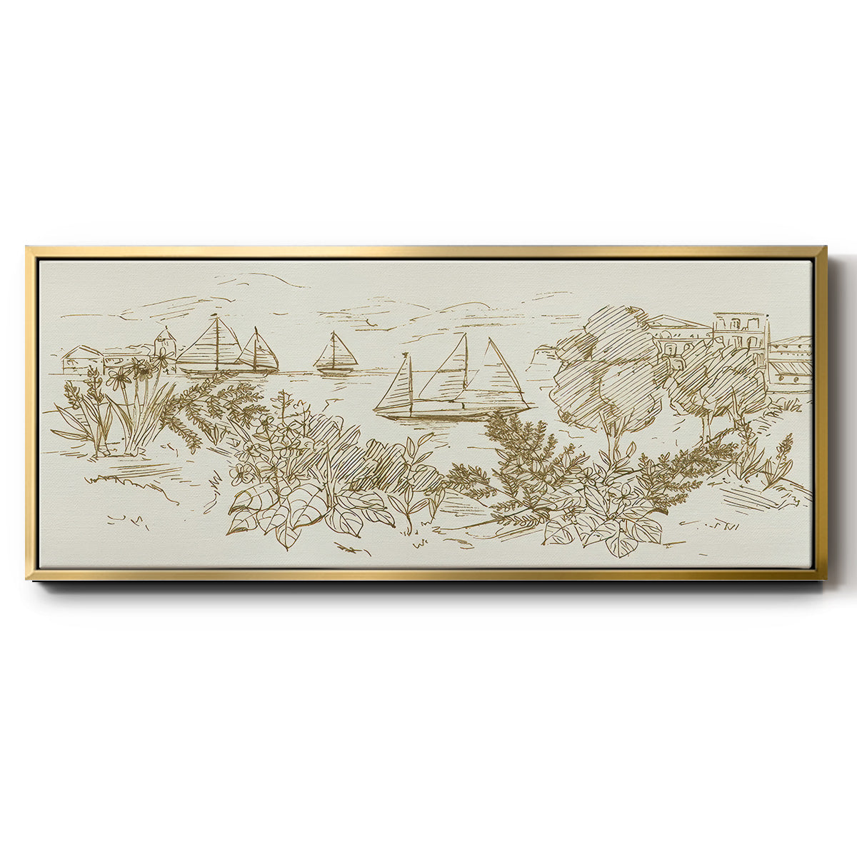Autumn Landing II - Floater Framed Canvas Print