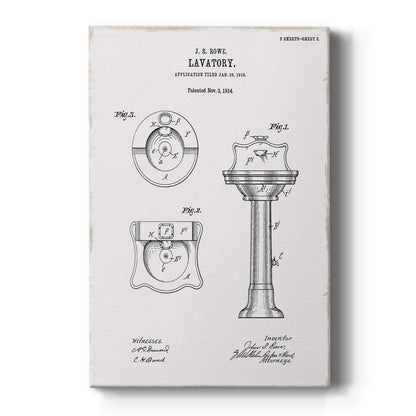 Vintage Sink I - Canvas Art Print