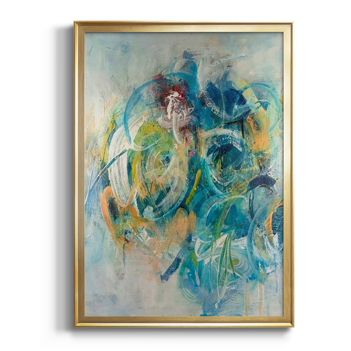 Silent Energy II - Modern Framed Canvas Print
