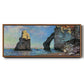 The Rocky Cliffs of Étretat - Floater Framed Canvas Print