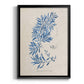 Blue Marine Algae III - Modern Framed Canvas Print