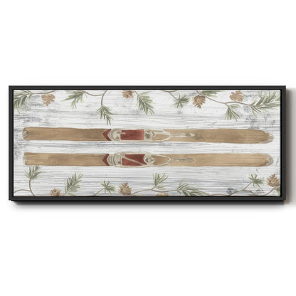 Pinecone Lodge Collection D - Floater Framed Canvas Print