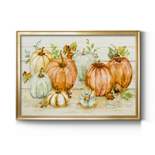 Harvest Pumpkins Premium Classic Framed Canvas - Ready to Hang