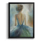 Lady in Blue -  Framed Canvas Print