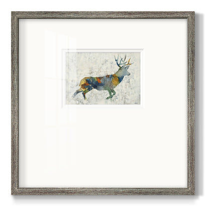 Deer Totem Premium Framed Print Double Matboard