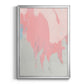 Blushing Abstract II - Modern Framed Canvas Print