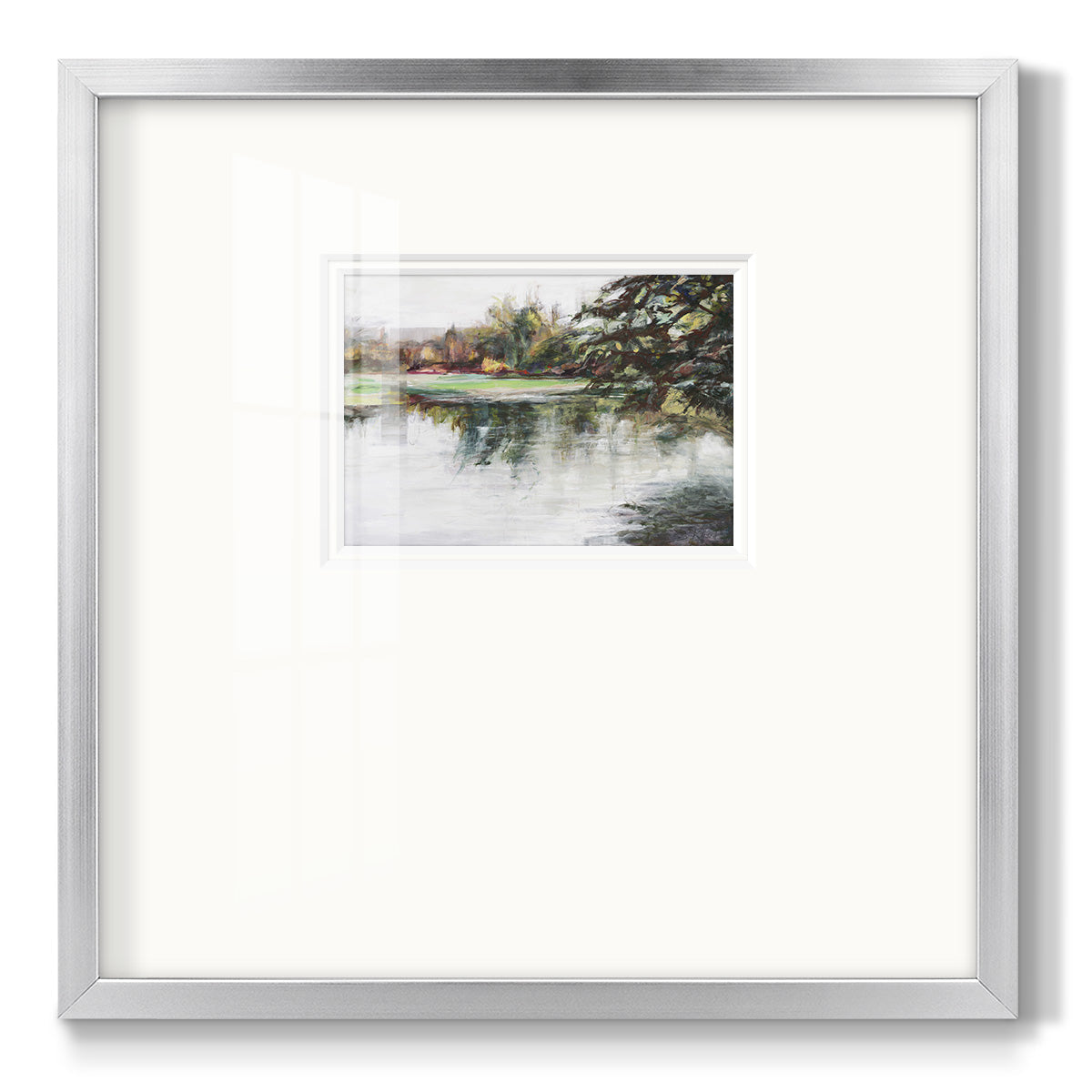 Upon Reflection - Double Matboard Framed Print